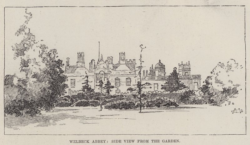 English Homes, Welbeck Abbey alkotó: Charles Auguste Loye