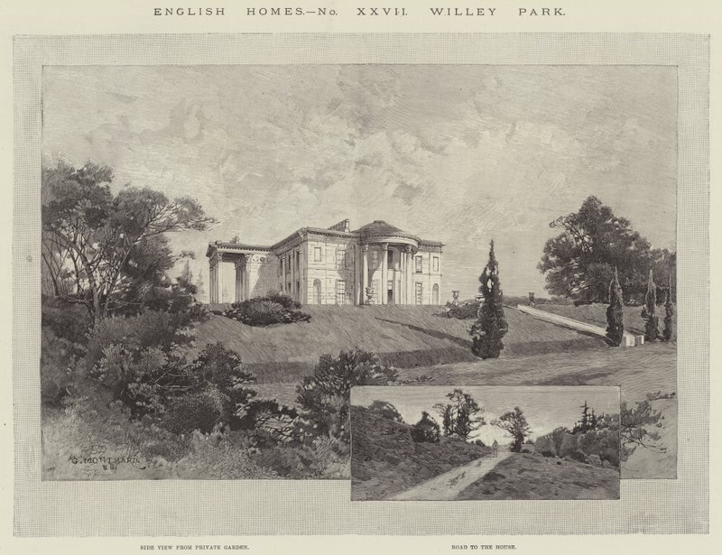 English Homes, Willey Park alkotó: Charles Auguste Loye