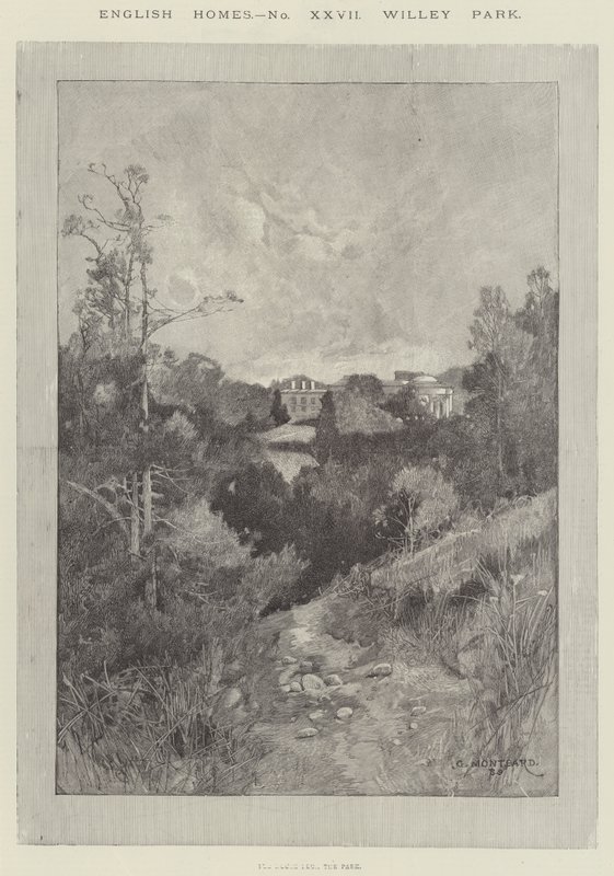 English Homes, Willey Park alkotó: Charles Auguste Loye