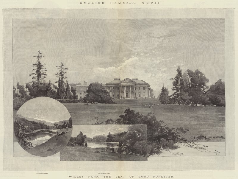Angol házak, Willey Park, a Lord Forester székhelye alkotó: Charles Auguste Loye