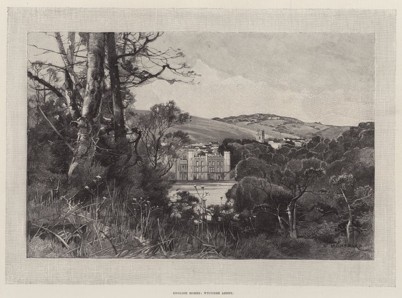 English Homes, Wycombe Abbey alkotó: Charles Auguste Loye