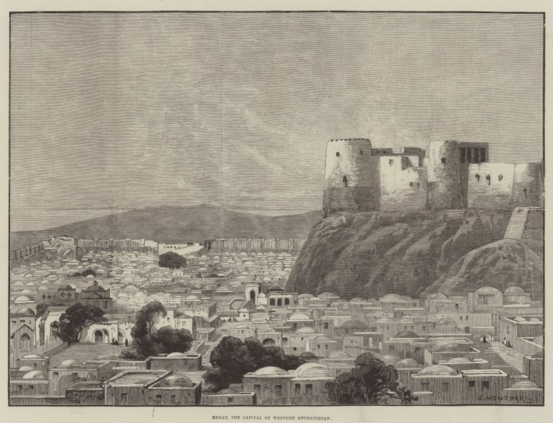 Herat, Nyugat-Afganisztán fővárosa alkotó: Charles Auguste Loye