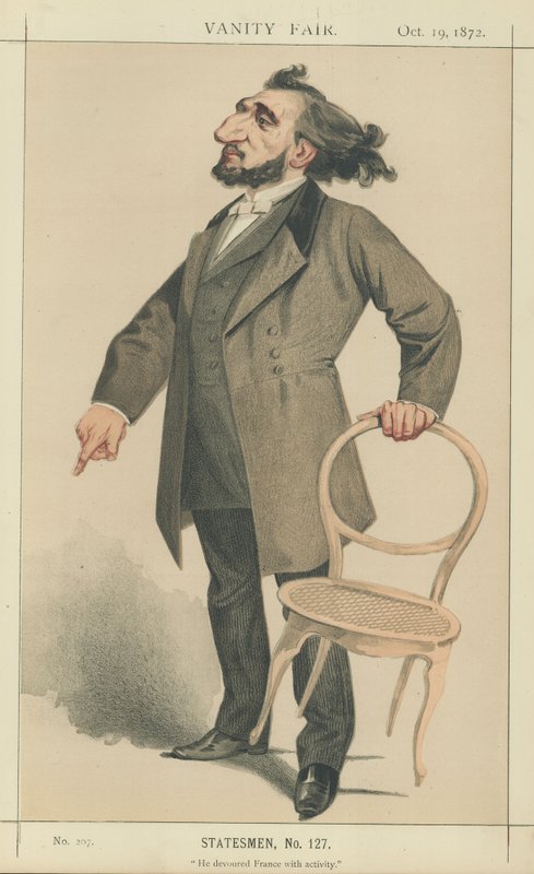 Leon Gambetta úr alkotó: Charles Auguste Loye