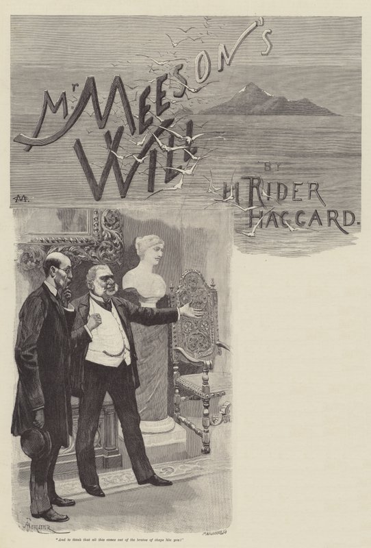 Mr Meeson végrendelete, H Rider Haggard alkotó: Charles Auguste Loye