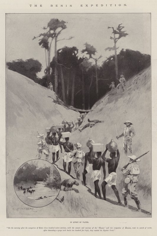 A benini expedíció alkotó: Charles Auguste Loye
