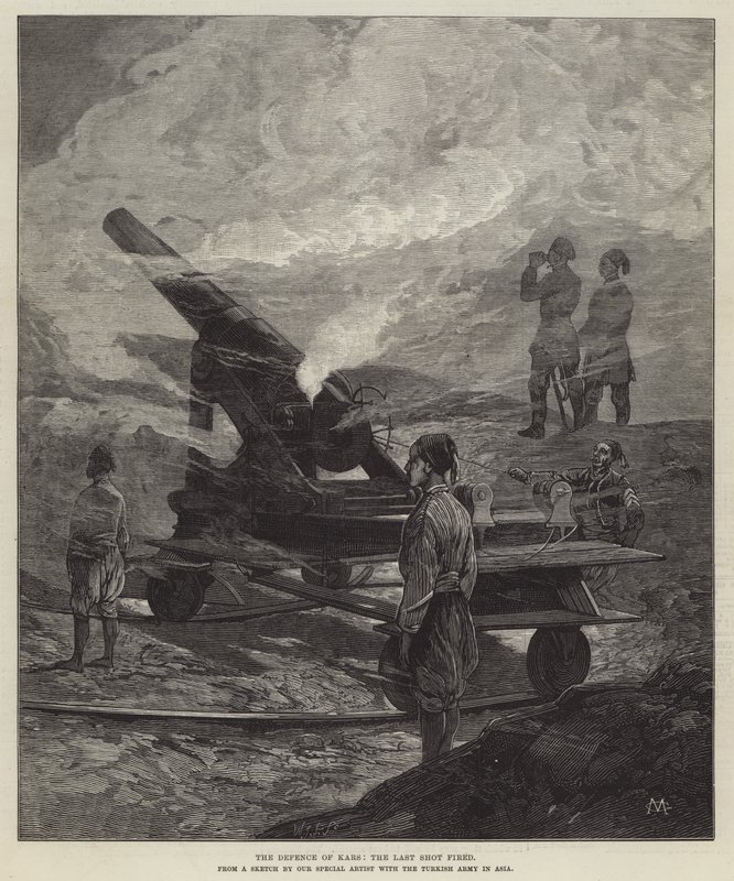 Kars védelme, az utolsó lövés alkotó: Charles Auguste Loye