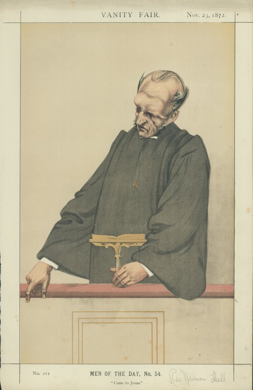 A Rev Newman Hall alkotó: Charles Auguste Loye