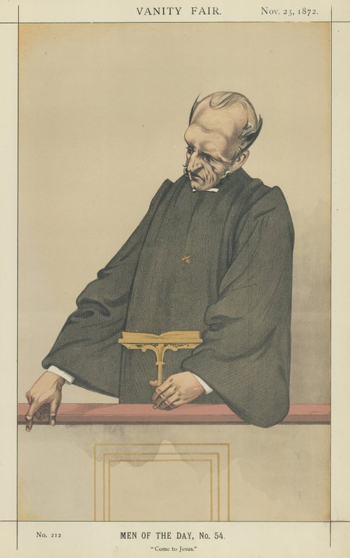 A tiszteletes Newman Hall alkotó: Charles Auguste Loye
