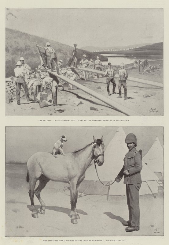 A transzvaali háború alkotó: Charles Auguste Loye