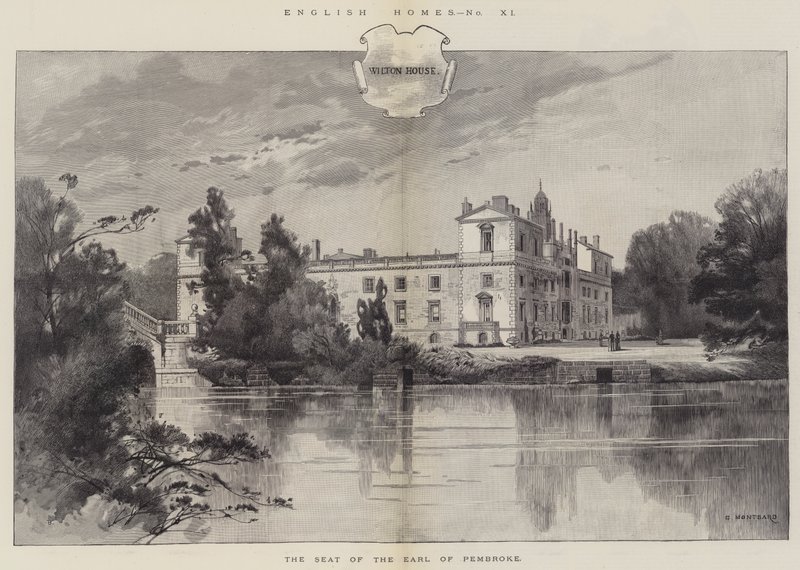 Wilton House, a Pembroke grófjának székhelye alkotó: Charles Auguste Loye