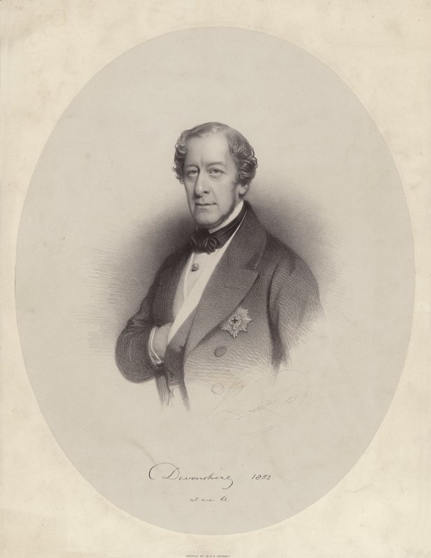 William George Spencer Cavendish, Devonshire 6. hercege alkotó: Charles Baugniet