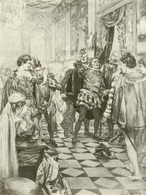 Rigoletto, I. felvonás i. jelenet (mélynyomás) alkotó: Charles D. Graves