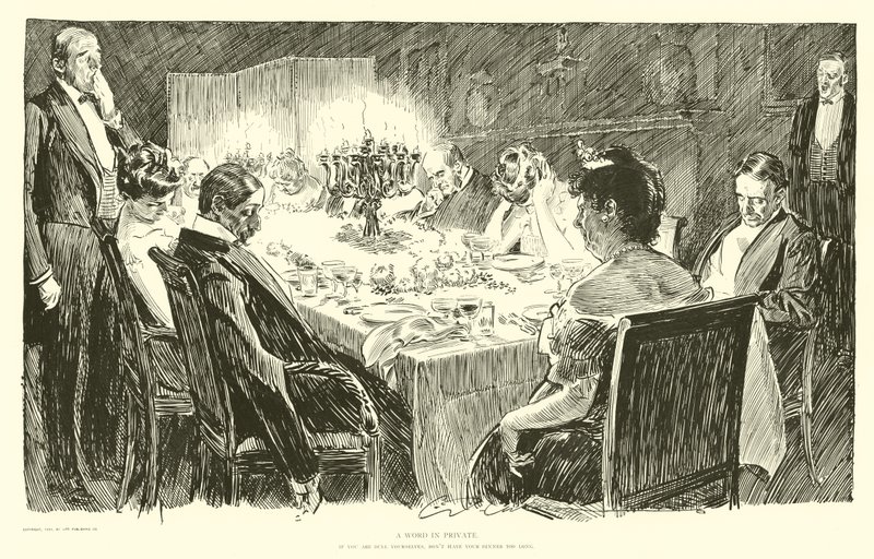Ne vacsorázz túl sokáig alkotó: Charles Dana Gibson