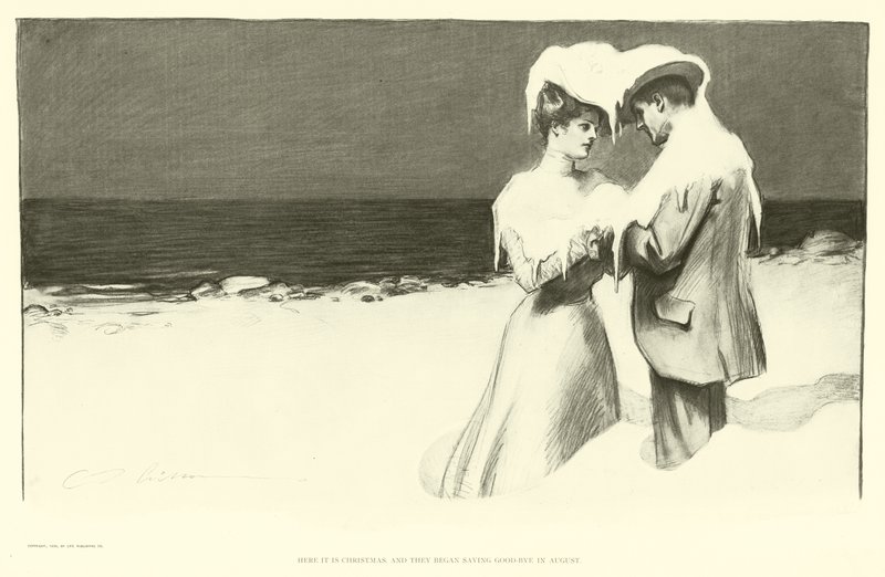 Itt a karácsony, és augusztusban kezdtek el búcsúzni alkotó: Charles Dana Gibson