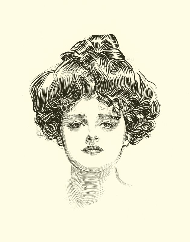 Illusztráció: A társadalmi létra alkotó: Charles Dana Gibson