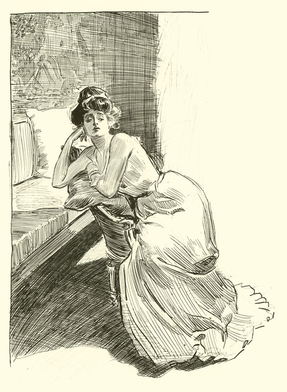 Illusztráció: A társadalmi létra alkotó: Charles Dana Gibson