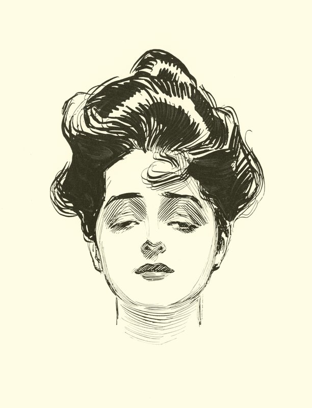 Illusztráció: A társadalmi létra alkotó: Charles Dana Gibson