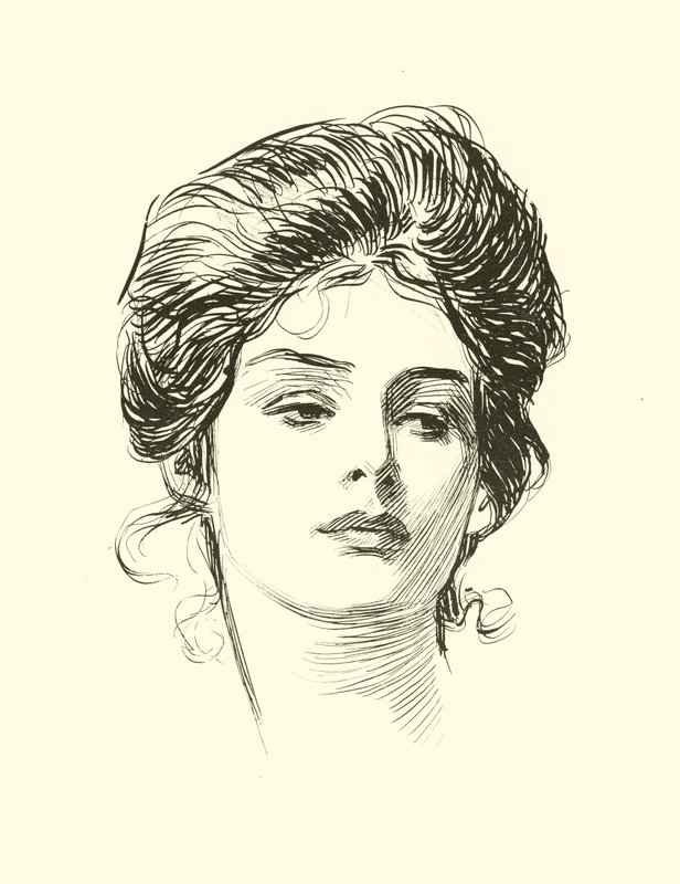 Illusztráció: A társadalmi létra alkotó: Charles Dana Gibson