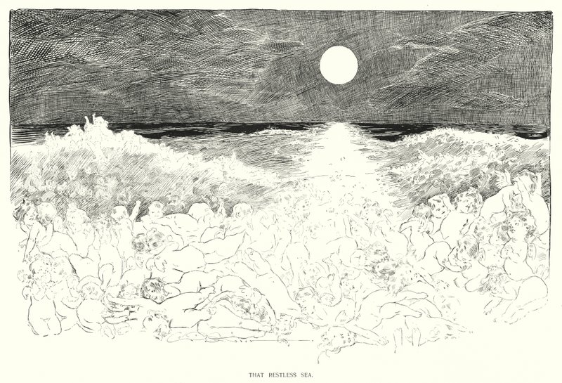 Az a nyugtalan tenger (litho) alkotó: Charles Dana Gibson