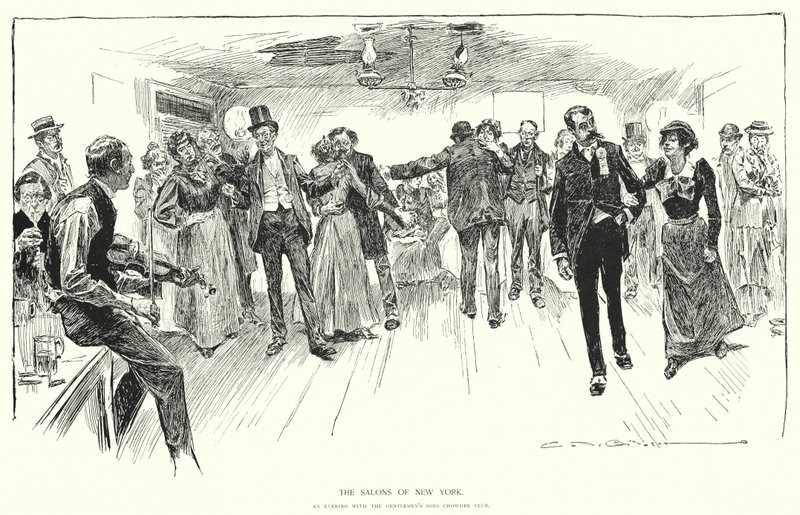 The Salons of New York, egy este a Gentlemen