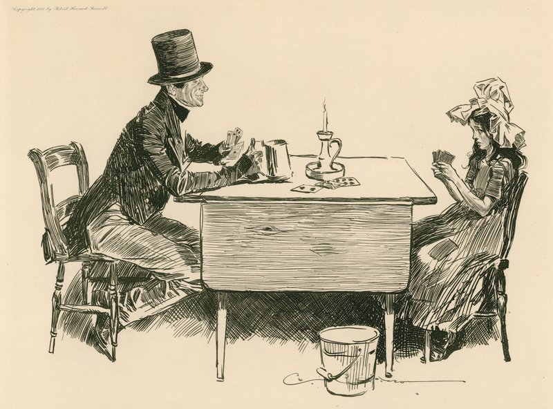 Tom Pinch és nővére alkotó: Charles Dana Gibson