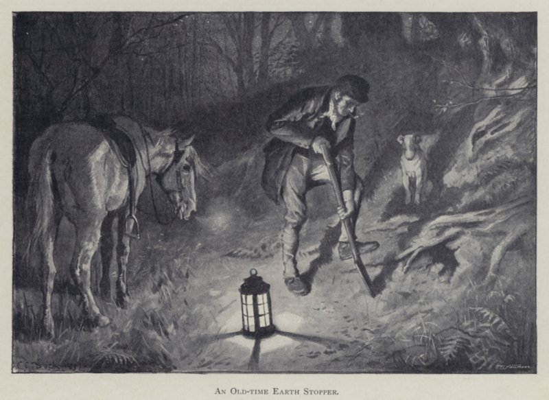 Egy régi idők földdugója (litho) alkotó: Charles Edmund (after) Brock
