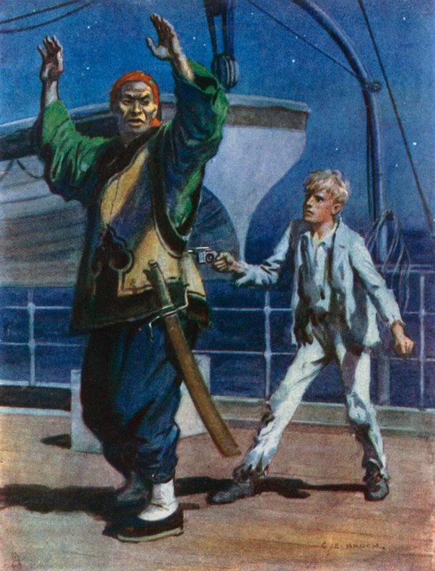 Ha így tartom a pisztolyt, akkor biztosan el fog menni, ha bármilyen trükköt kipróbálsz alkotó: Charles Edmund Brock