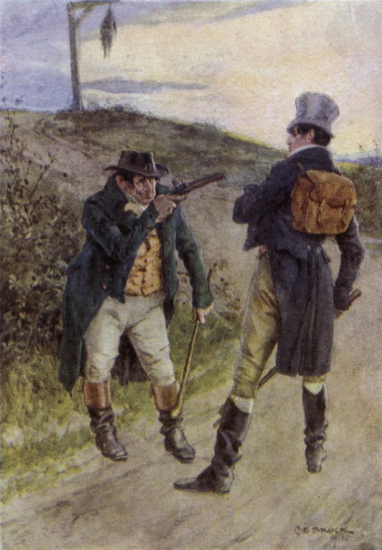Illusztráció: The Broad Highway a Romance of Kent alkotó: Charles Edmund Brock