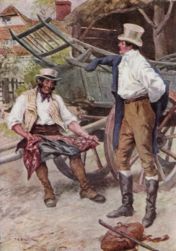 Illusztráció: The Broad Highway a Romance of Kent alkotó: Charles Edmund Brock