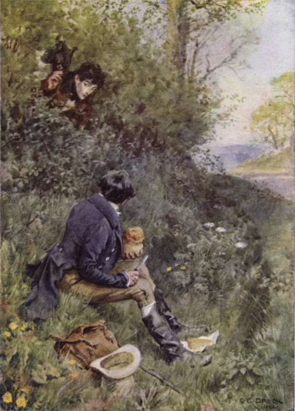 Illusztráció: The Broad Highway a Romance of Kent alkotó: Charles Edmund Brock