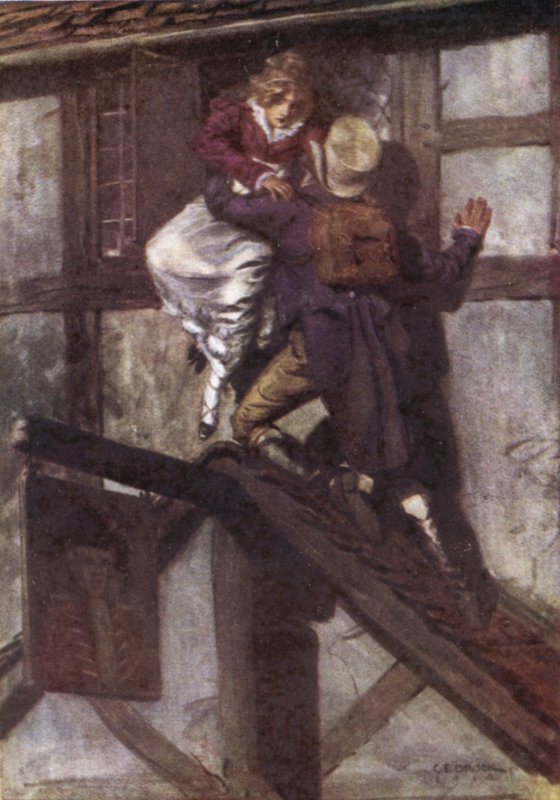 Illusztráció: The Broad Highway a Romance of Kent alkotó: Charles Edmund Brock