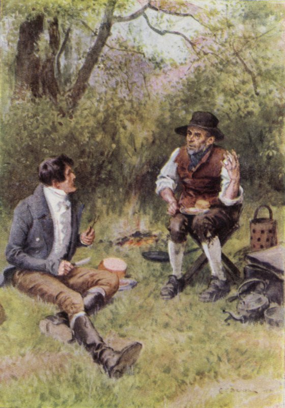 Illusztráció: The Broad Highway a Romance of Kent alkotó: Charles Edmund Brock