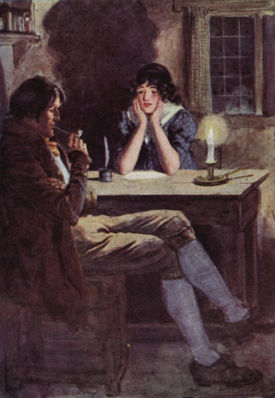 Illusztráció: The Broad Highway a Romance of Kent alkotó: Charles Edmund Brock