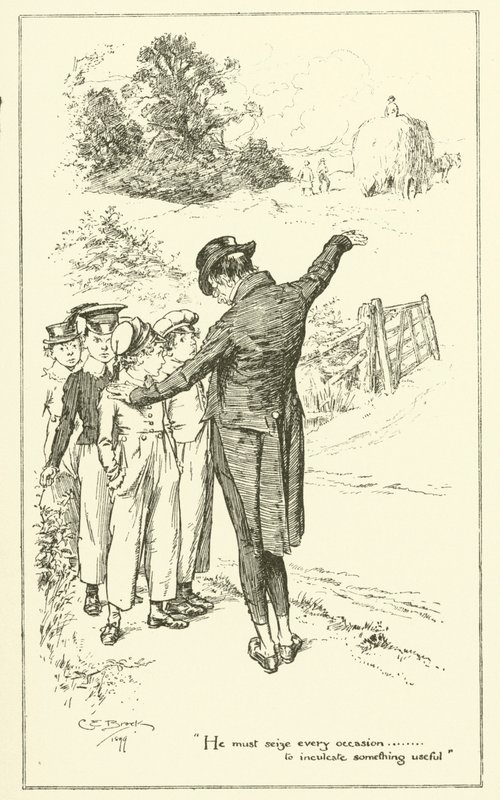 Illusztráció Charles Lamb Elia esszéihez (metszet) alkotó: Charles Edmund Brock