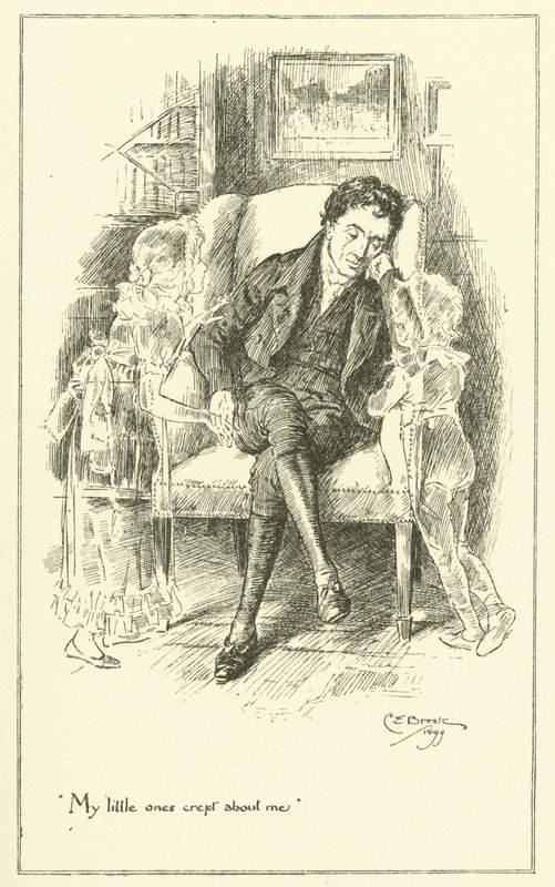 Illusztráció Charles Lamb Elia esszéihez (metszet) alkotó: Charles Edmund Brock