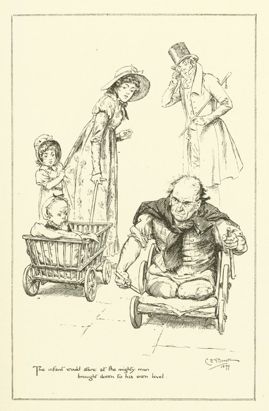 Illusztráció Charles Lamb Elia esszéihez (metszet) alkotó: Charles Edmund Brock