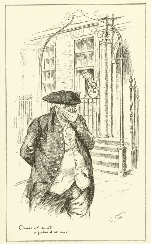 Illusztráció Charles Lamb Elia esszéihez (metszet) alkotó: Charles Edmund Brock