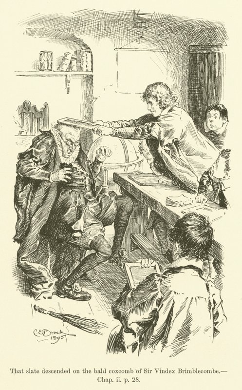 Illusztráció a Westward Ho! szerző: Charles Kingsley (metszet) alkotó: Charles Edmund Brock