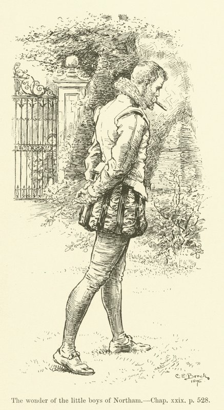 Illusztráció a Westward Ho! szerző: Charles Kingsley (metszet) alkotó: Charles Edmund Brock