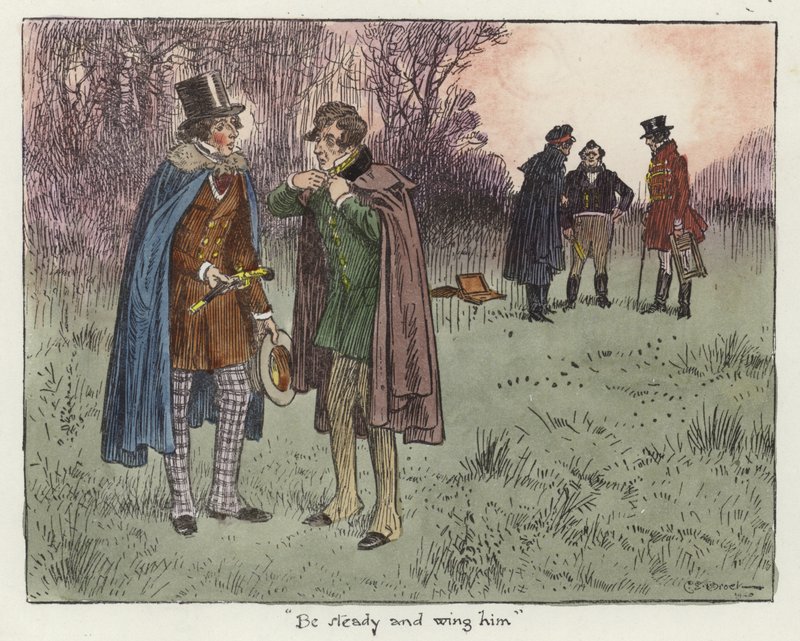 Illusztráció a Pickwick Papershez alkotó: Charles Edmund Brock