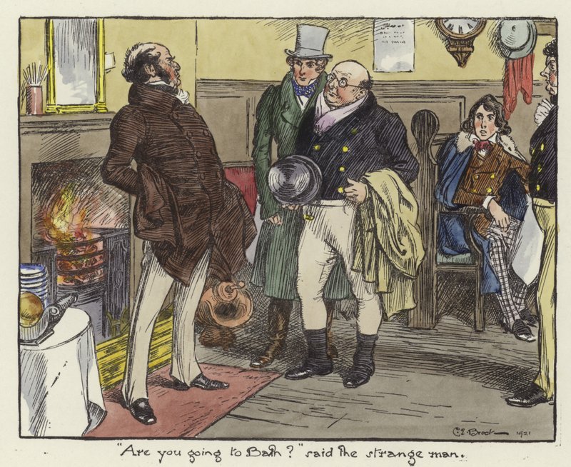 Illusztráció a Pickwick-papírokhoz alkotó: Charles Edmund Brock