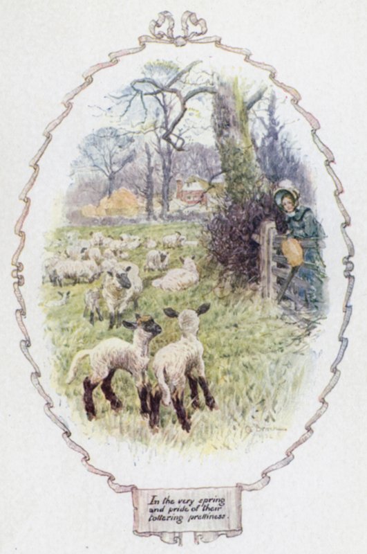 Tavasszal és tomboló szépségük büszkeségében (színes litó) alkotó: Charles Edmund Brock