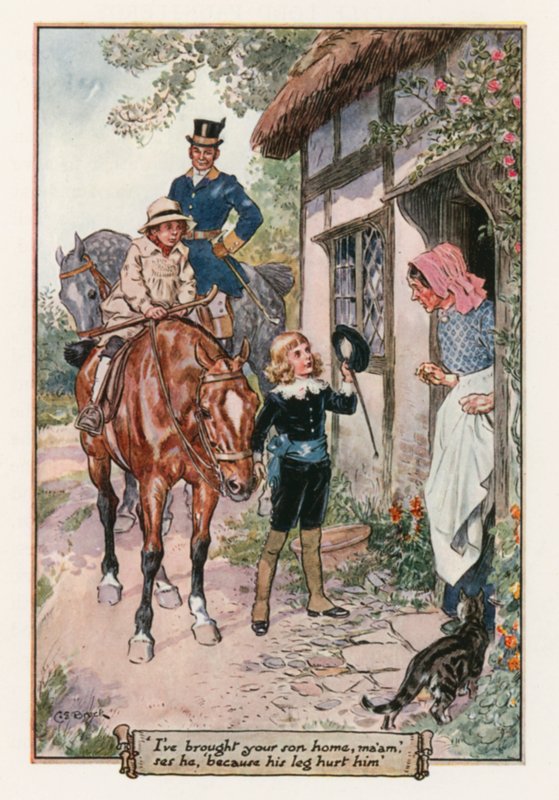 Little Lord Fauntleroy, Frances Hodgson Burnett alkotó: Charles Edmund Brock