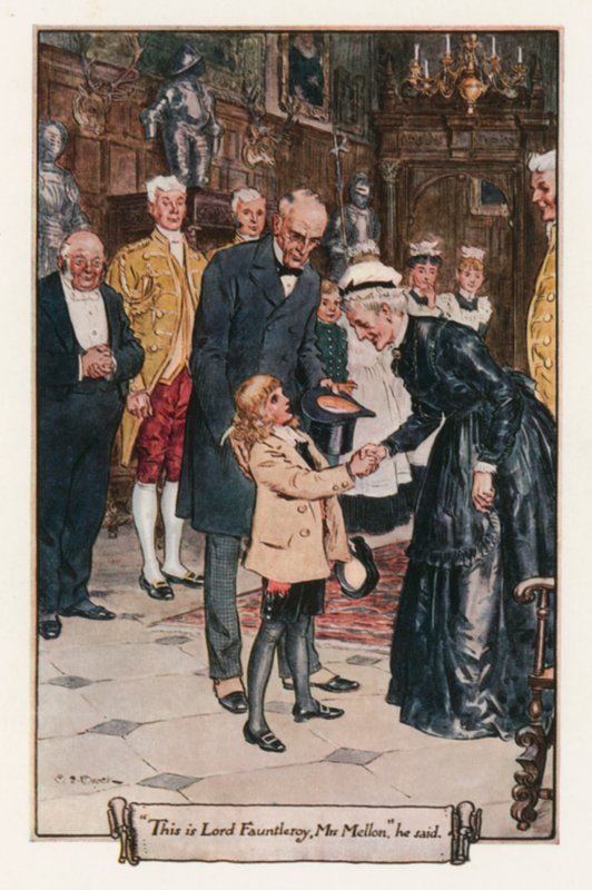 Little Lord Fauntleroy, Frances Hodgson Burnett alkotó: Charles Edmund Brock