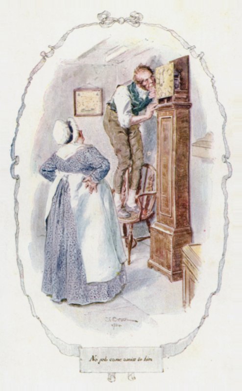 Egyetlen munka sem ment neki (színes litho) alkotó: Charles Edmund Brock