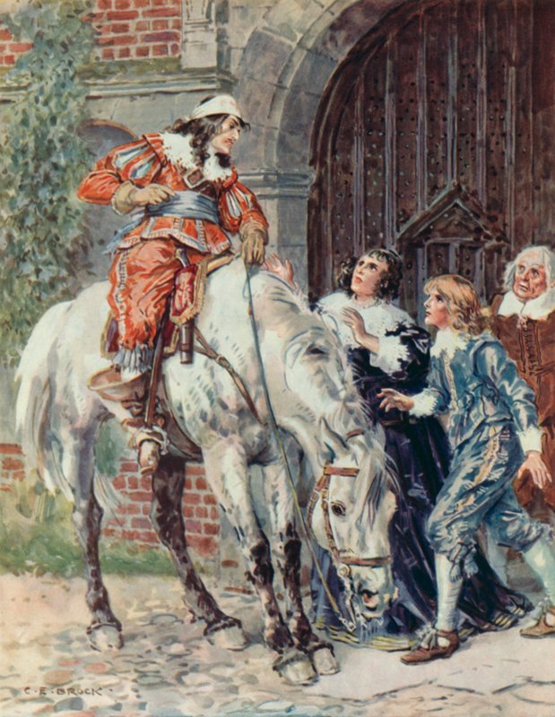 „Vereséget szenvedtünk”, jelenet az Outwittedből (színes litó) alkotó: Charles Edmund Brock