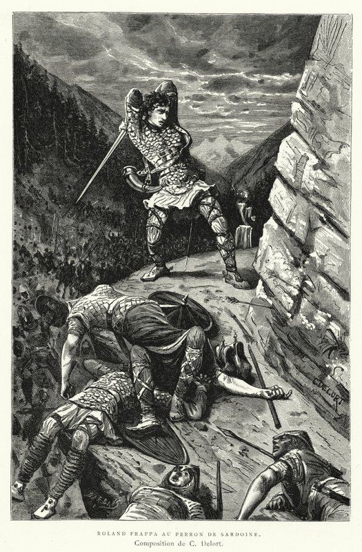 Roland Frappa Au Perron De Sardoine (metszet) alkotó: Charles Edouard Delort