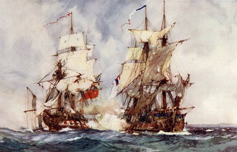 A félhold elfoglalása a francia újraegyesülésről, 1793 alkotó: Charles Edward Dixon