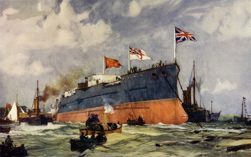 A London indulása Portsmouthban alkotó: Charles Edward Dixon