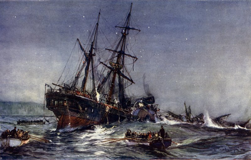 A Birkenhead roncsa, 1852 alkotó: Charles Edward Dixon